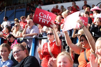 260926 - Wales Women v USA Women - Vodafone Wales WXV Series - Wales fans