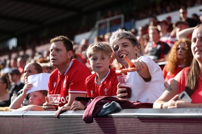 260926 - Wales Women v USA Women - Vodafone Wales WXV Series - Wales fans