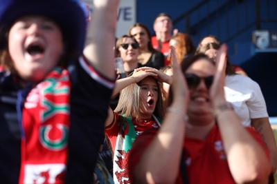 260926 - Wales Women v USA Women - Vodafone Wales WXV Series - Wales fans
