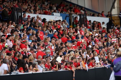 260926 - Wales Women v USA Women - Vodafone Wales WXV Series - Wales fans