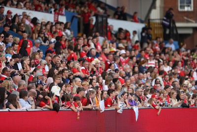 260926 - Wales Women v USA Women - Vodafone Wales WXV Series - Wales fans