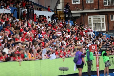 260926 - Wales Women v USA Women - Vodafone Wales WXV Series - Wales fans