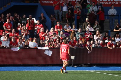260926 - Wales Women v USA Women - Vodafone Wales WXV Series - Wales fans