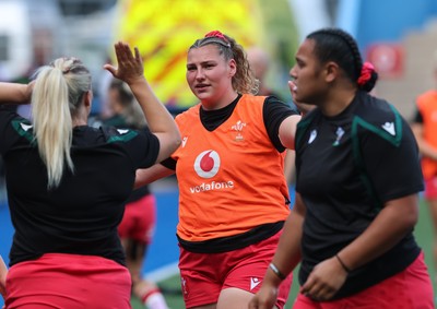 260926 Wales v USA, Vodafone Wales WXV Series - Gwenllian Pyrs of Wales during warm up