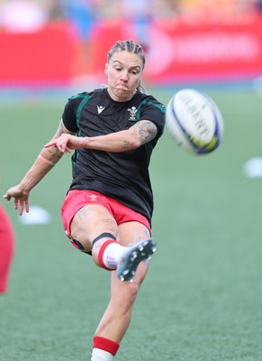 260926 Wales v USA, Vodafone Wales WXV Series - Keira Bevan of Wales during warm up