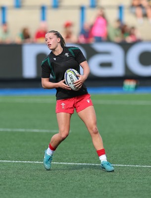 260926 Wales v USA, Vodafone Wales WXV Series - Amy Williams of Wales during warm up