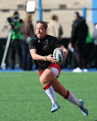 260926 Wales v USA, Vodafone Wales WXV Series - Lisa Neumann of Wales during warm up