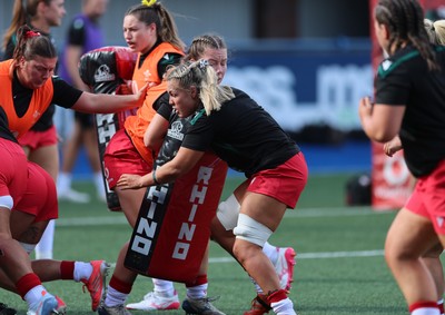 260926 Wales v USA, Vodafone Wales WXV Series - during warm up