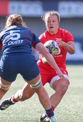 260926 Wales v USA, Vodafone Wales WXV Series - Lleucu George of Wales takes on Rachel Ehrecke of USA
