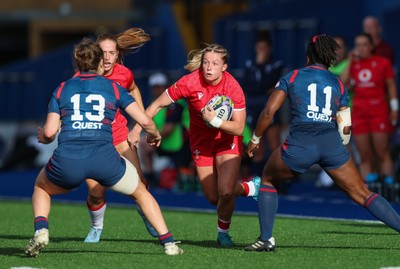 260926 Wales v USA, Vodafone Wales WXV Series - Amy Williams of Wales takes on Emily Henrich of USA and Erica Coulibaly of USA
