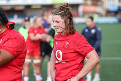 260926 Wales v USA, Vodafone Wales WXV Series - Kate Williams of Wales at the end of the match