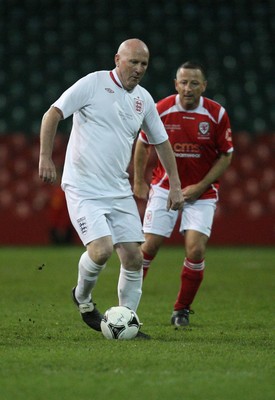 140513 - Wales Veterans v England Veterans, Millennium Stadium, Cardiff - Wales Veterans take on England Veterans at the Millennium Stadium in a charity football match in aid of Prostate Cancer UK