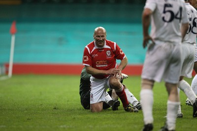 140513 - Wales Veterans v England Veterans, Millennium Stadium, Cardiff - Wales Veterans take on England Veterans at the Millennium Stadium in a charity football match in aid of Prostate Cancer UK
