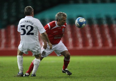 140513 - Wales Veterans v England Veterans, Millennium Stadium, Cardiff - Wales Veterans take on England Veterans at the Millennium Stadium in a charity football match in aid of Prostate Cancer UK