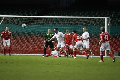140513 - Wales Veterans v England Veterans, Millennium Stadium, Cardiff - Wales Veterans take on England Veterans at the Millennium Stadium in a charity football match in aid of Prostate Cancer UK