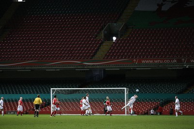 140513 - Wales Veterans v England Veterans, Millennium Stadium, Cardiff - Wales Veterans take on England Veterans at the Millennium Stadium in a charity football match in aid of Prostate Cancer UK