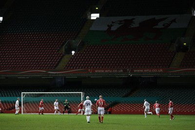 140513 - Wales Veterans v England Veterans, Millennium Stadium, Cardiff - Wales Veterans take on England Veterans at the Millennium Stadium in a charity football match in aid of Prostate Cancer UK