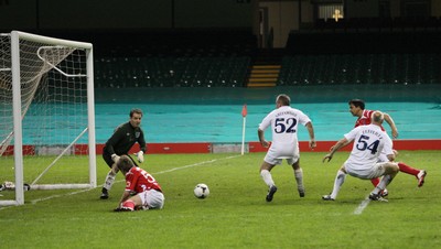 140513 - Wales Veterans v England Veterans, Millennium Stadium, Cardiff - Wales Veterans take on England Veterans at the Millennium Stadium in a charity football match in aid of Prostate Cancer UK