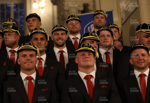 030923 - The Welsh Rugby Teams Welcome Ceremony at the City Hall of Versailles for the 2023 Rugby World Cup - 