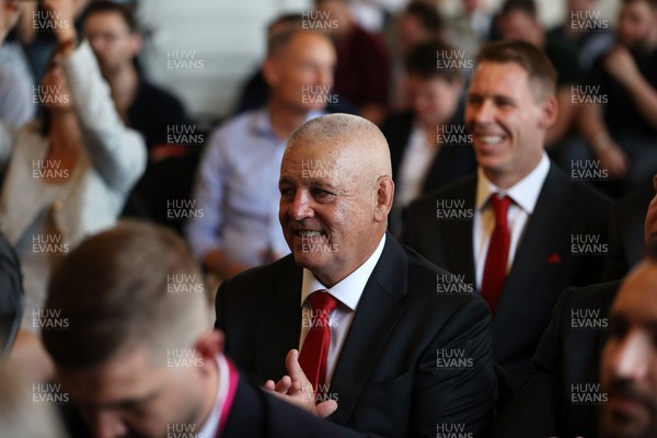 030923 - The Welsh Rugby Teams Welcome Ceremony at the City Hall of Versailles for the 2023 Rugby World Cup - Head Coach Warren Gatland