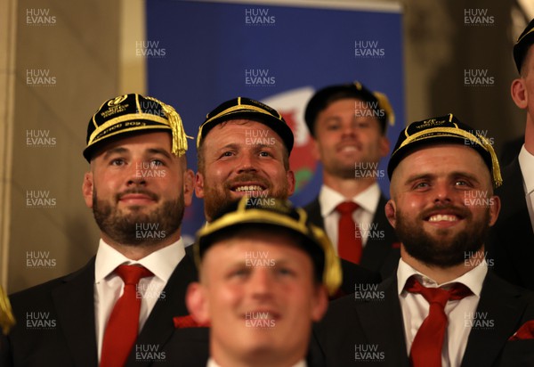 030923 - The Welsh Rugby Teams Welcome Ceremony at the City Hall of Versailles for the 2023 Rugby World Cup - Henry Thomas