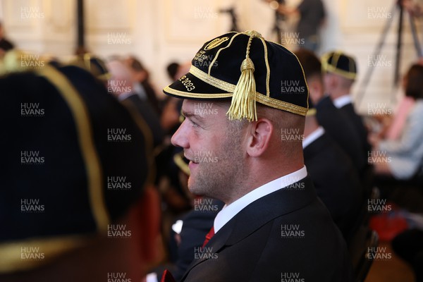 030923 - The Welsh Rugby Teams Welcome Ceremony at the City Hall of Versailles for the 2023 Rugby World Cup - Dan Lydiate