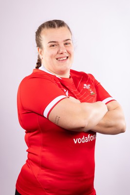 070323 - Wales Women 6 Nations Squad Portraits - Carys Phillips