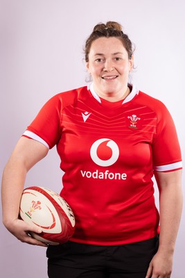 070323 - Wales Women 6 Nations Squad Portraits - Cerys Hale