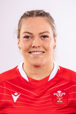 070323 - Wales Women 6 Nations Squad Portraits - Kelsey Jones