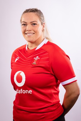 070323 - Wales Women 6 Nations Squad Portraits - Kelsey Jones