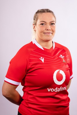 070323 - Wales Women 6 Nations Squad Portraits - Kelsey Jones