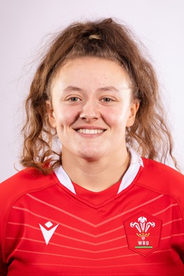 070323 - Wales Women 6 Nations Squad Portraits - Lleucu George