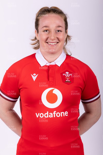 110324 - Wales Women Rugby 6 Nations Squad Portraits - Abbie Fleming