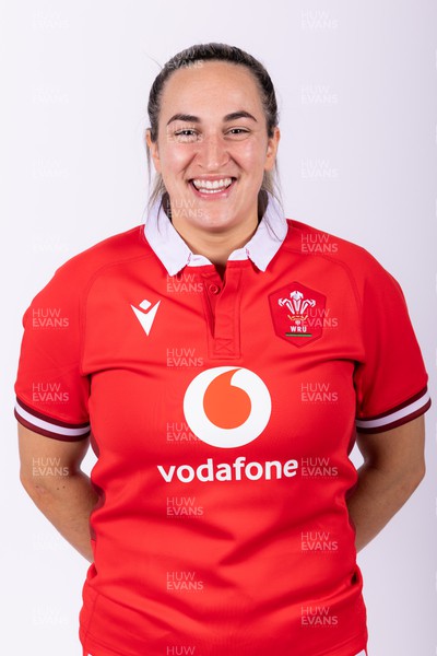 110324 - Wales Women Rugby 6 Nations Squad Portraits - Courtney Keight