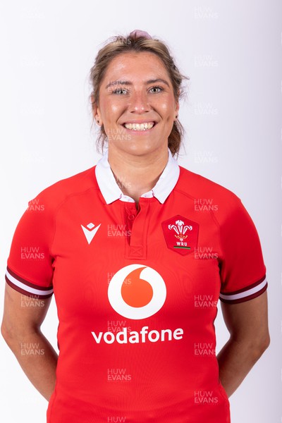 110324 - Wales Women Rugby 6 Nations Squad Portraits - Georgia Evans