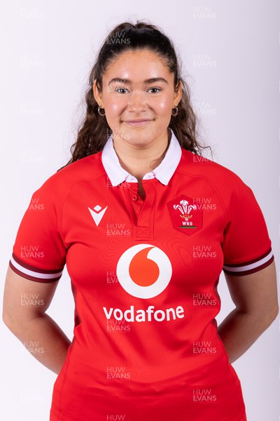 110324 - Wales Women Rugby 6 Nations Squad Portraits - Gwennan Hopkins