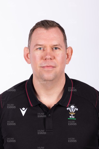 110324 - Wales Women Rugby 6 Nations Squad Portraits - Ioan Cunningham, Wales Women head coach,