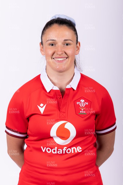 110324 - Wales Women Rugby 6 Nations Squad Portraits - Kayleigh Powell