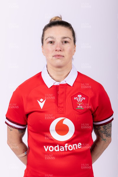 110324 - Wales Women Rugby 6 Nations Squad Portraits - Keira Bevan