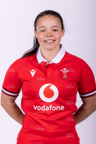 110324 - Wales Women Rugby 6 Nations Squad Portraits - Meg Davies