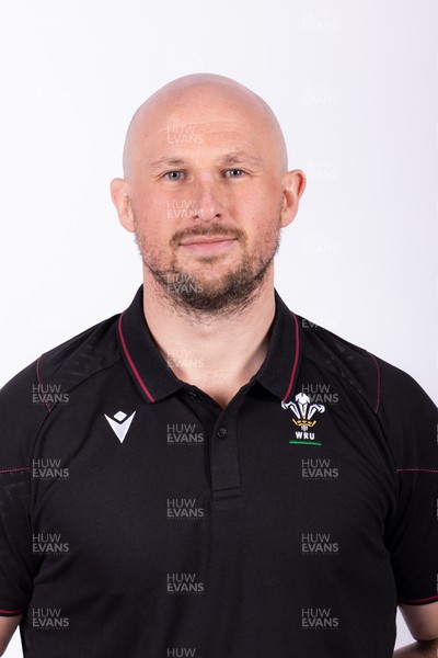 110324 - Wales Women Rugby 6 Nations Squad Portraits - Mike Hill, Wales Women forwards coach,