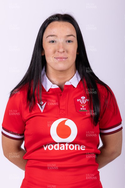 110324 - Wales Women Rugby 6 Nations Squad Portraits - Sian Jones