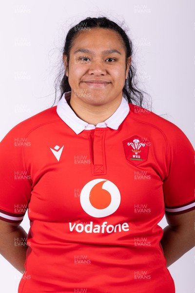 110324 - Wales Women Rugby 6 Nations Squad Portraits - Sisilia Tuipulotu