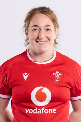 170325 Wales Women 6 Nations Rugby Squad Portraits - Abbie Fleming