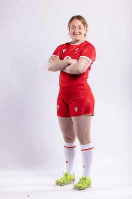 170325 Wales Women 6 Nations Rugby Squad Portraits - Abbie Fleming