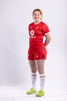 170325 Wales Women 6 Nations Rugby Squad Portraits - Abbie Fleming