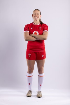 170325 Wales Women 6 Nations Rugby Squad Portraits - Carys Cox