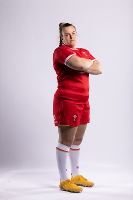 170325 Wales Women 6 Nations Rugby Squad Portraits - Carys Phillips