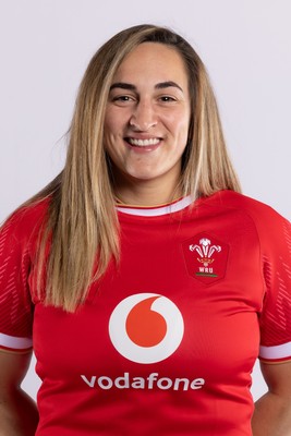 170325 Wales Women 6 Nations Rugby Squad Portraits - Courtney Keight