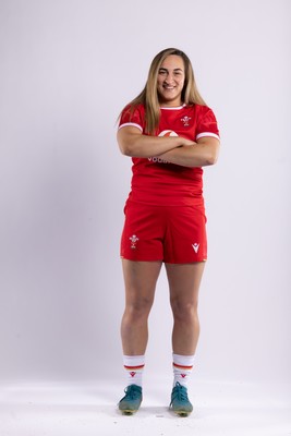 170325 Wales Women 6 Nations Rugby Squad Portraits - Courtney Keight